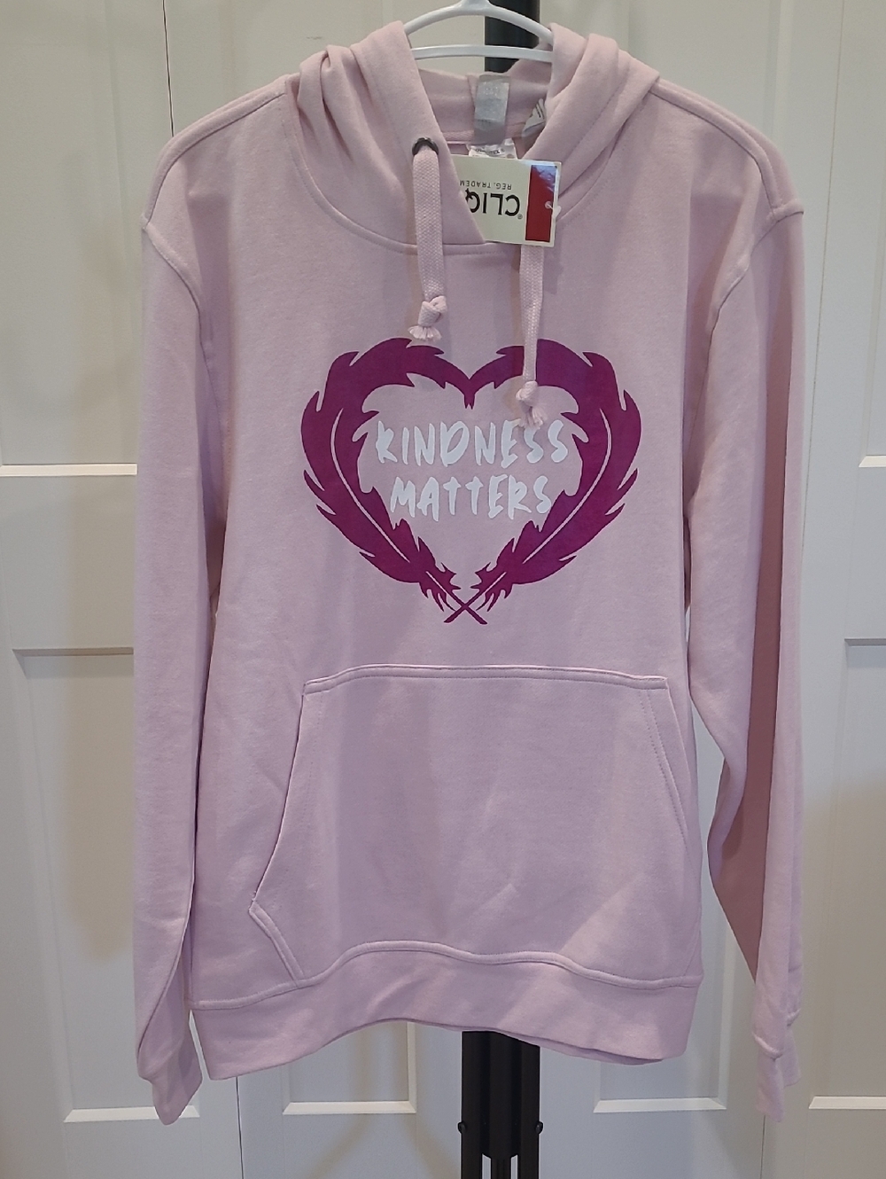 Kindness Matters Pink Hoodie - Women's Pullover